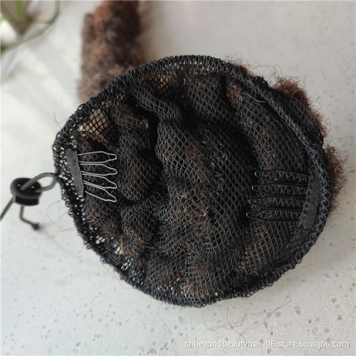 Synthetic Afro Kinky Straigt  Bubble marley braids Ponytail Clip in Hairpieces